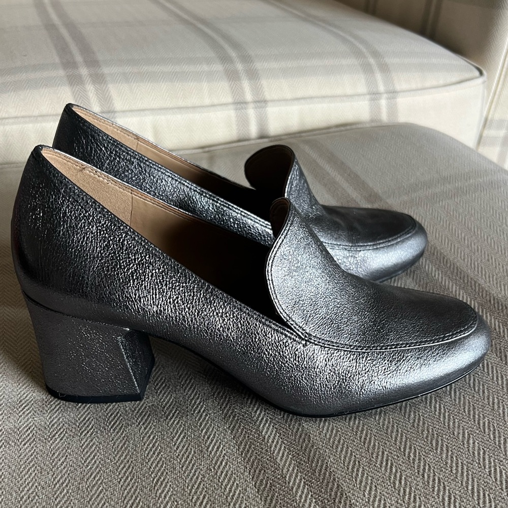 Naturalizer Dany Pewter Block Heels